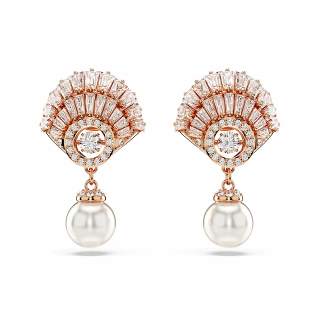【SWAROVSKI 官方直營】Idyllia 耳釘 心形 粉紅色 鍍玫瑰金色調 歷史價格詳細信息