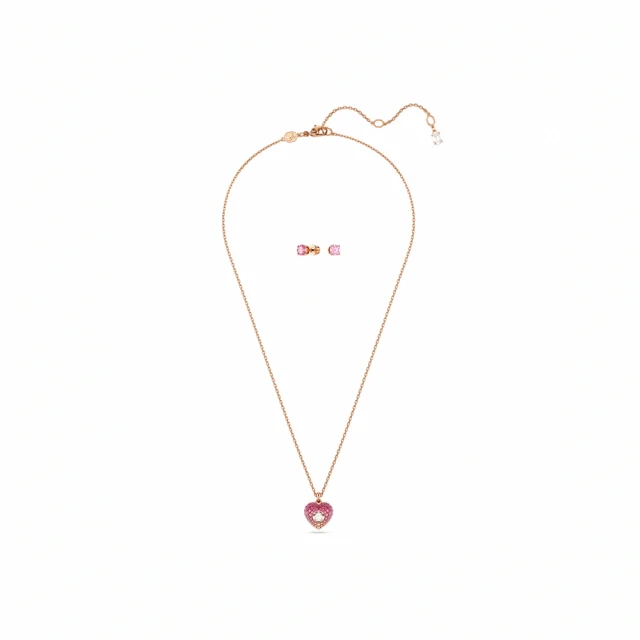 【SWAROVSKI 官方直營】Idyllia 耳釘 心形 粉紅色 鍍玫瑰金色調 歷史價格詳細信息