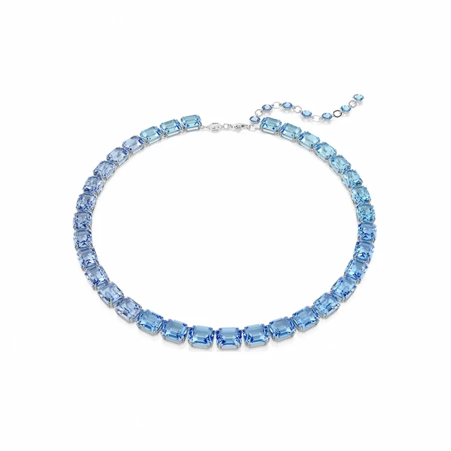 SWAROVSKI 施華洛世奇 Millenia 雙層項鍊, 八角形切割, 鍍白金色 歷史價格詳細信息