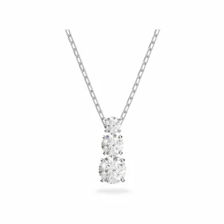 【SWAROVSKI 官方直營】Attract Soul 白金色幾何穿孔耳環(Attract) 歷史價格詳細信息