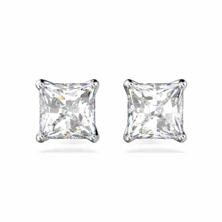 【SWAROVSKI 官方直營】Attract Soul 白金色幾何穿孔耳環(Attract) 歷史價格詳細信息