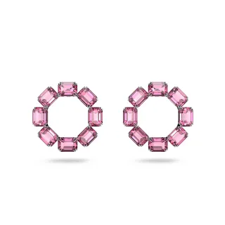 【SWAROVSKI 官方直營】MILLENIA 白金色三角形大圈穿孔耳環(Collection I) 歷史價格詳細信息