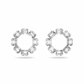 【SWAROVSKI 官方直營】Millenia 手鏈正方形切割 水晶 藍色 鍍白金色(水晶手鍊 彩寶 閃亮 手串 曜石) 歷史價格詳細信息