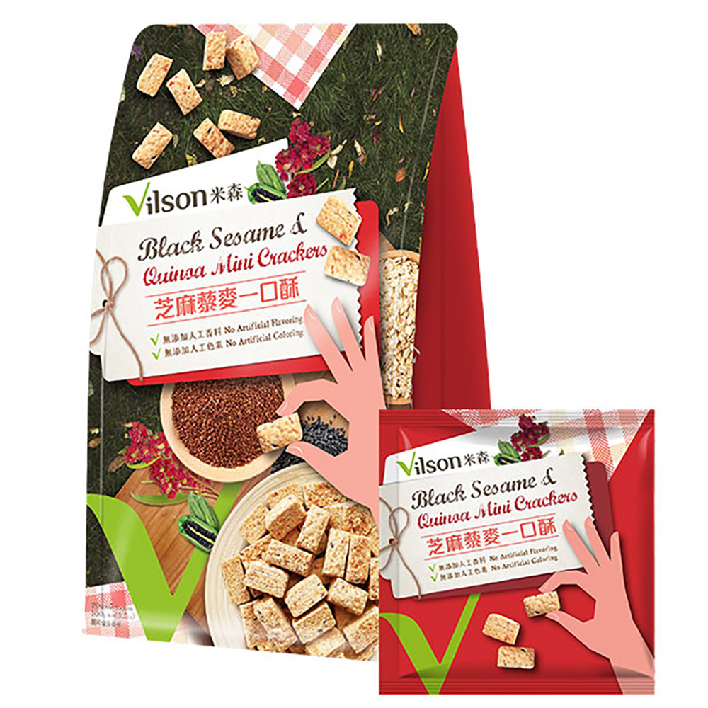 米森-芝麻藜麥一口酥100g克x 1Bag袋【家樂福】 歷史價格詳細信息