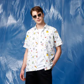 【JOHN HENRY】太空人LOGO短袖T恤-白色 歷史價格詳細信息