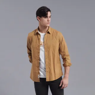 【JOHN HENRY】滿版小碎花長袖襯衫-藍 歷史價格詳細信息