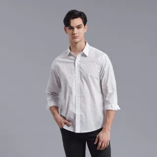 【JOHN HENRY】滿版小碎花長袖襯衫-藍 歷史價格詳細信息