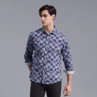 JOHN HENRY 花朵滿版印花長袖襯衫-二色 歷史價格詳細信息