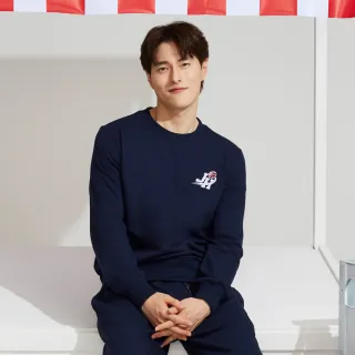 JOHN HENRY-LOGO刺繡撞色長袖T恤-二色 歷史價格詳細信息