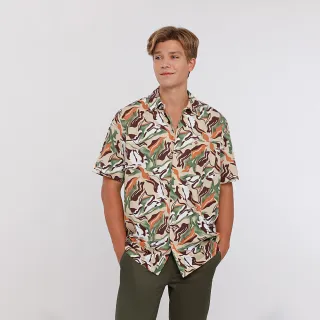 JOHN HENRY 迷彩線條古巴領短袖襯衫 歷史價格詳細信息