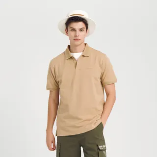 【JOHN HENRY】編織紋領草寫刺繡POLO衫-墨綠 歷史價格詳細信息