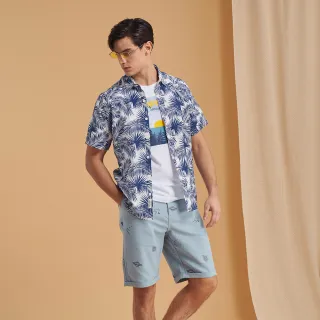 【JOHN HENRY】刺繡配色POLO衫-深藍 歷史價格詳細信息