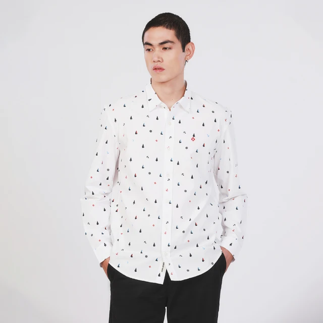 【JOHN HENRY】純棉經典橄欖球運動風短袖T恤-藍 歷史價格詳細信息