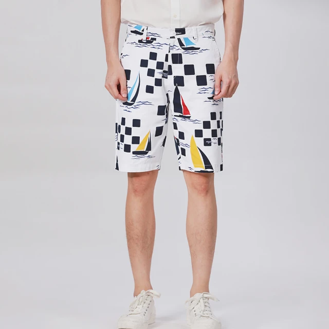 棋盤格褲子長褲男生短褲夏季短褲寬鬆五分短褲運動短褲休閒短褲直筒長褲工作短褲膝上短褲 歷史價格詳細信息