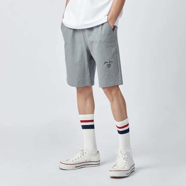 【JOHN HENRY】抽繩休閒棉質短褲-橄欖綠 歷史價格詳細信息