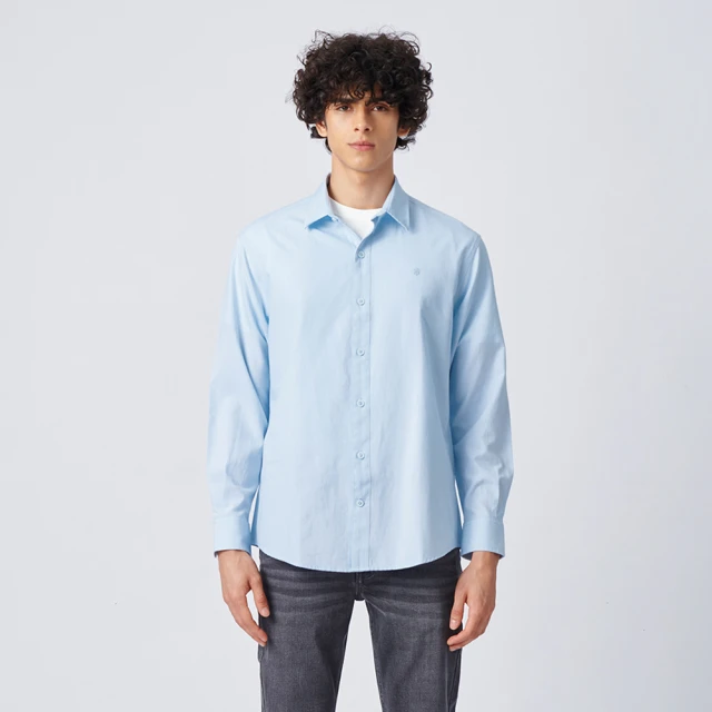 【JOHN HENRY】袖子色塊條紋配色POLO衫-深藍 歷史價格詳細信息