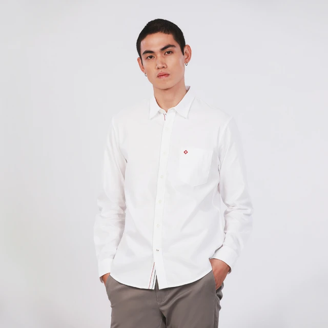 【JOHN HENRY】純棉素面百搭短袖襯衫-深藍 歷史價格詳細信息