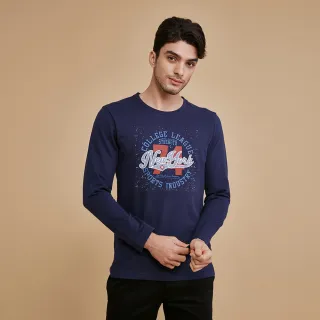 【JOHN HENRY】純棉經典橄欖球運動風短袖T恤-藍 歷史價格詳細信息