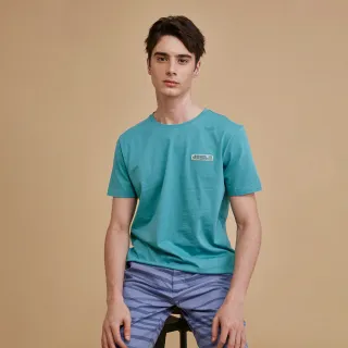 【JOHN HENRY】純棉布章刺繡短袖T恤-軍綠 歷史價格詳細信息