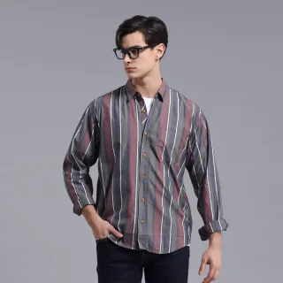 【JOHN HENRY】配色條紋領POLO衫-綠色 歷史價格詳細信息