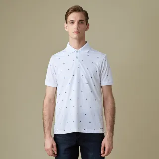 【JOHN HENRY】趣味小圖短袖襯衫-橄欖綠 歷史價格詳細信息