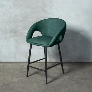 【H&D 東稻家居】復古工業風鐵腳餐椅(餐椅 椅子 皮革椅 鐵腳椅) 歷史價格詳細信息