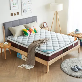 H&D 東稻家居︱溫蒂5尺橡木紋雙人床[含白橡床底]【20JF/539-2】 歷史價格詳細信息