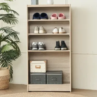 【H&D 東稻家居】索羅門橡木色三層書櫃-DIY自行組裝 歷史價格詳細信息