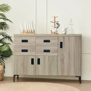 【H&D 東稻家居】索羅門橡木三層拉門櫃-DIY自行組裝 歷史價格詳細信息