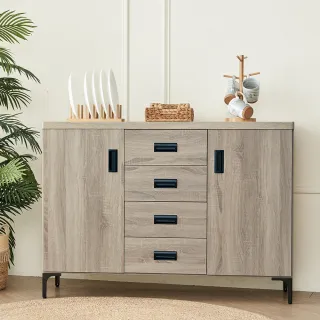 【H&D 東稻家居】索羅門橡木三層拉門櫃-DIY自行組裝 歷史價格詳細信息