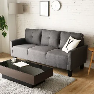 【H&D 東稻家居】朵拉簡約舒適三人沙發(3色可選) 價格比較,價格查詢,歷史價格詳細信息