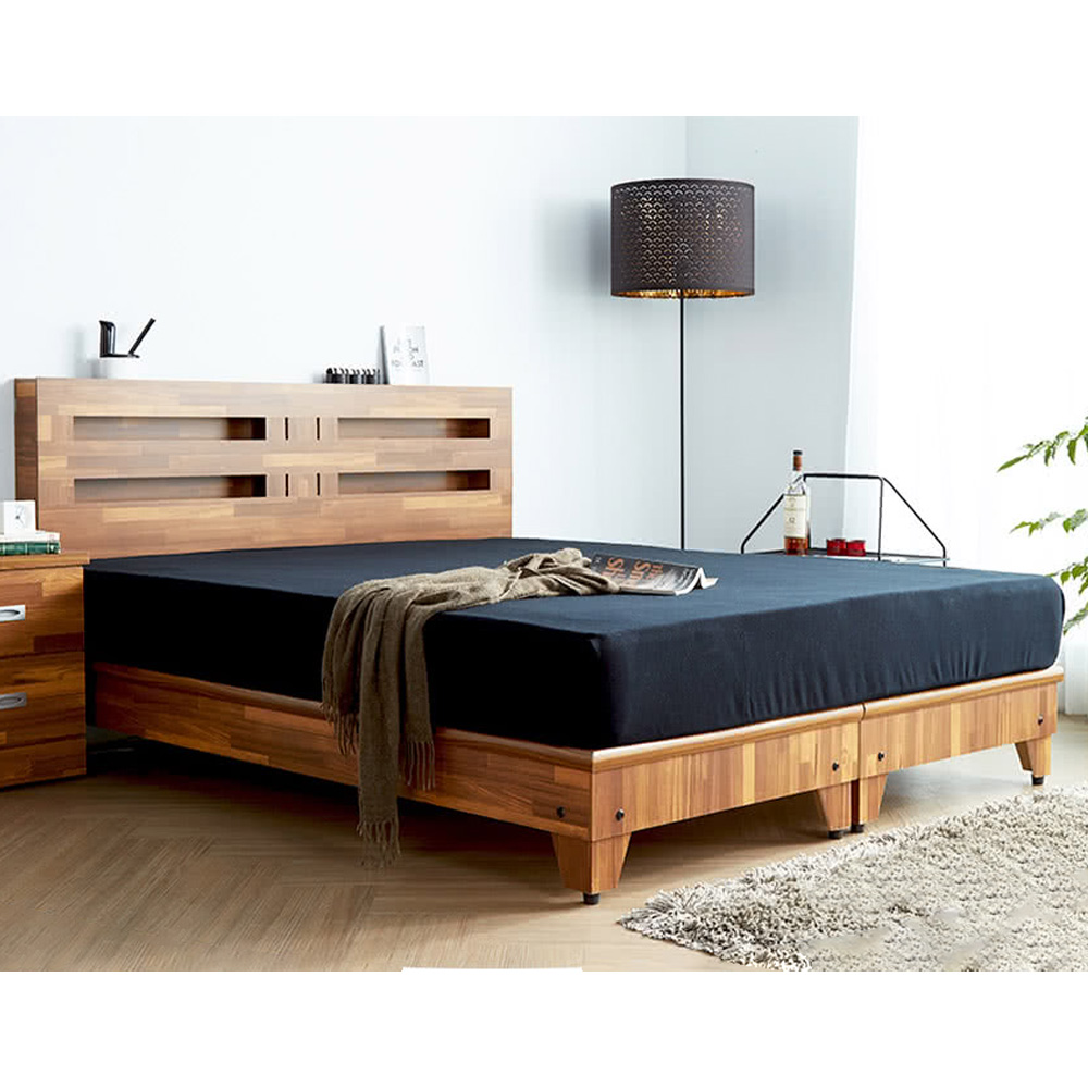 H&D 藍儂田園鄉村風系列雙人房間組5件式(床頭+床底+二抽櫃+衣櫃+床墊)-4色 歷史價格詳細信息