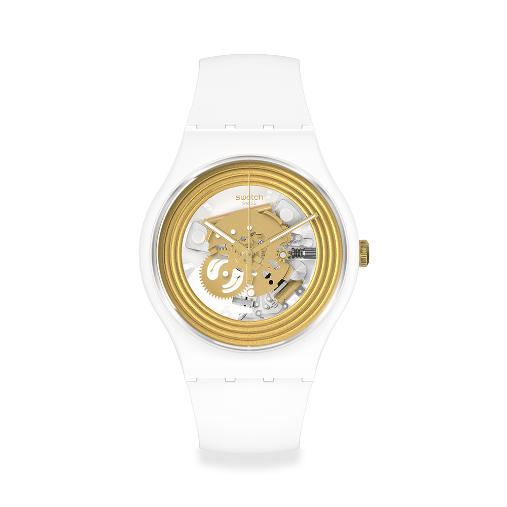 【SWATCH】Gent 原創系列手錶 GOLDEN TAC -34mm GB274 歷史價格詳細信息