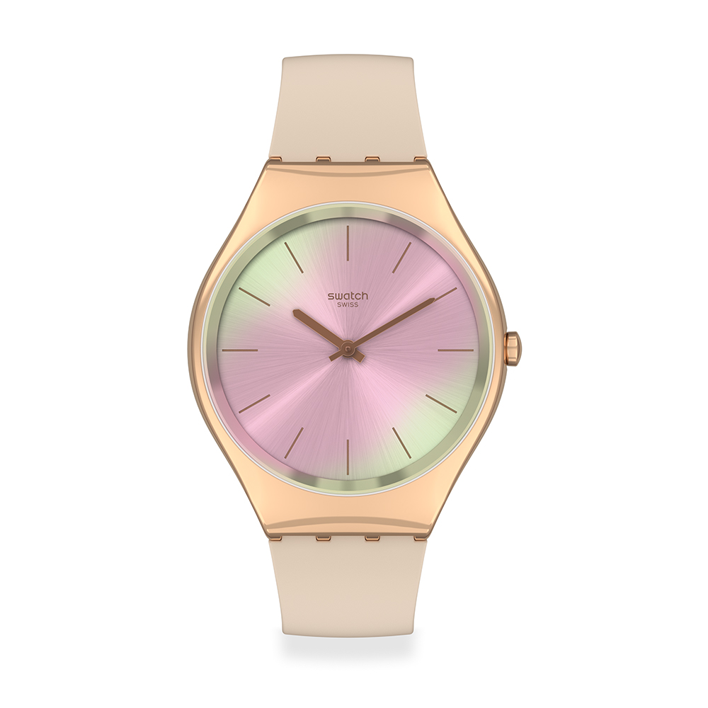 【SWATCH】Skin Irony 超薄金屬系列手錶 DESERT MIRAGE (38mm)男錶女錶 SYXG122 歷史價格詳細信息