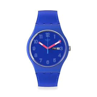【SWATCH】New Gent 原創系列手錶 COBALT DISCO 鈷藍心機(41mm)男錶女錶 SO29N705 歷史價格詳細信息