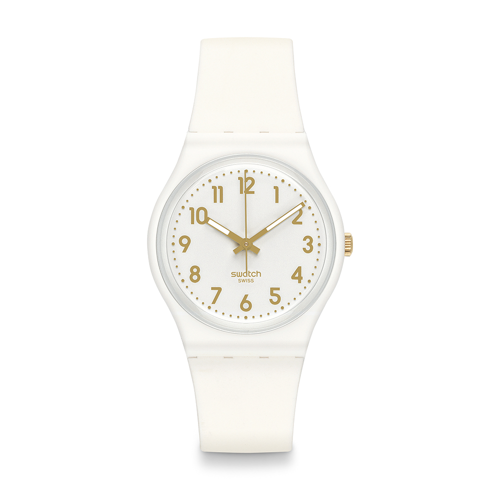 【SWATCH】Gent 原創 手錶 WHITE BISHOP (34mm) 瑞士錶 SO28W106-S14 歷史價格詳細信息