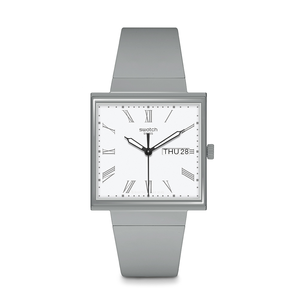 【SWATCH】Gent 原創系列手錶 WHAT IF…ROSE? 生物陶瓷 方形錶 櫻花粉 男錶 女錶 手錶 瑞士錶 錶(34mm) 歷史價格詳細信息