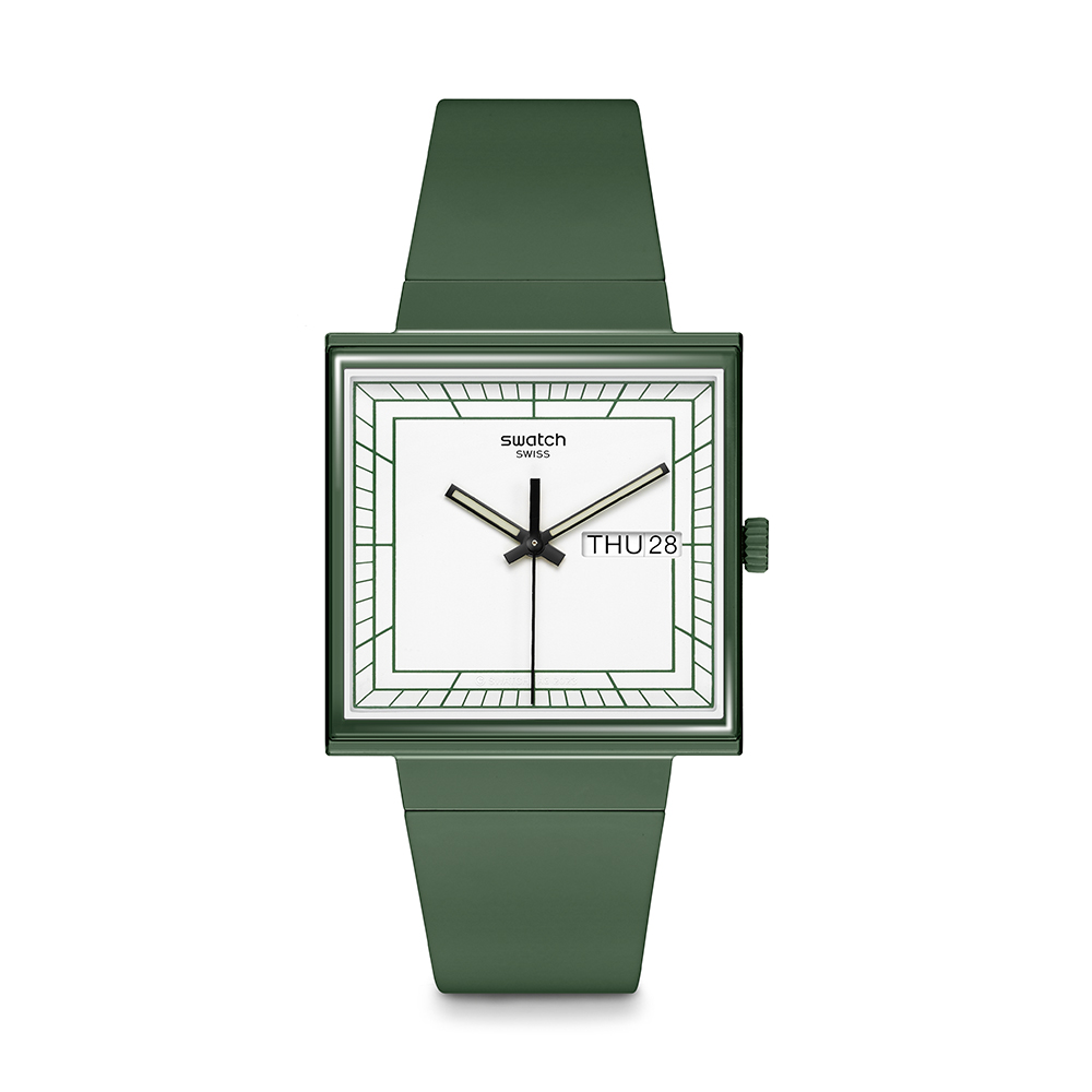 【SWATCH】Gent 原創系列手錶 WHAT IF…ROSE? 生物陶瓷 方形錶 櫻花粉 男錶 女錶 手錶 瑞士錶 錶(34mm) 歷史價格詳細信息