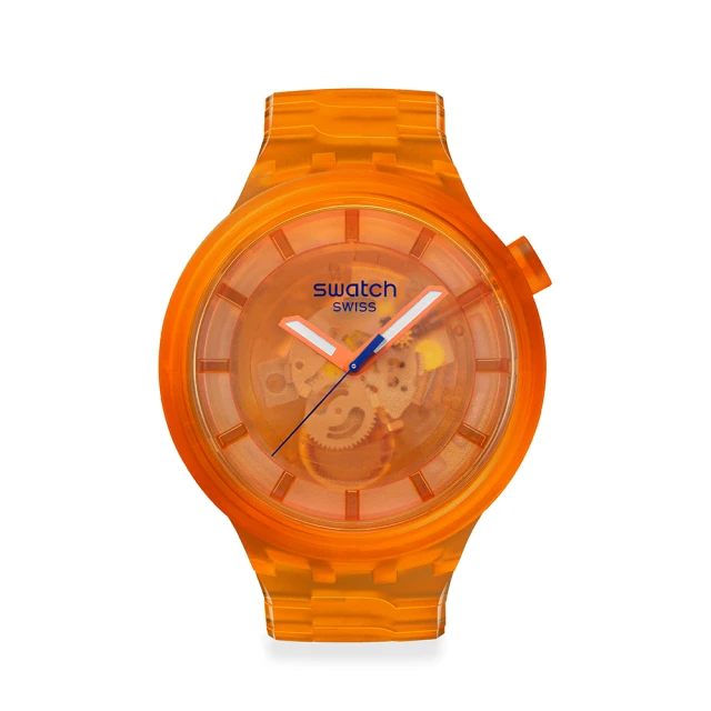 【SWATCH】BIG BOLD 手錶 瑞士錶 BBBEAUTY 橘色-47mm SO27M101 歷史價格詳細信息