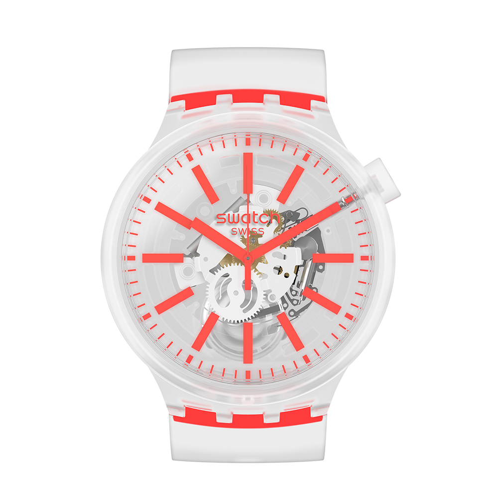 【SWATCH】BIG BOLD JELLY系列手錶 WHITEINJELLY-47mm SO27E106 歷史價格詳細信息