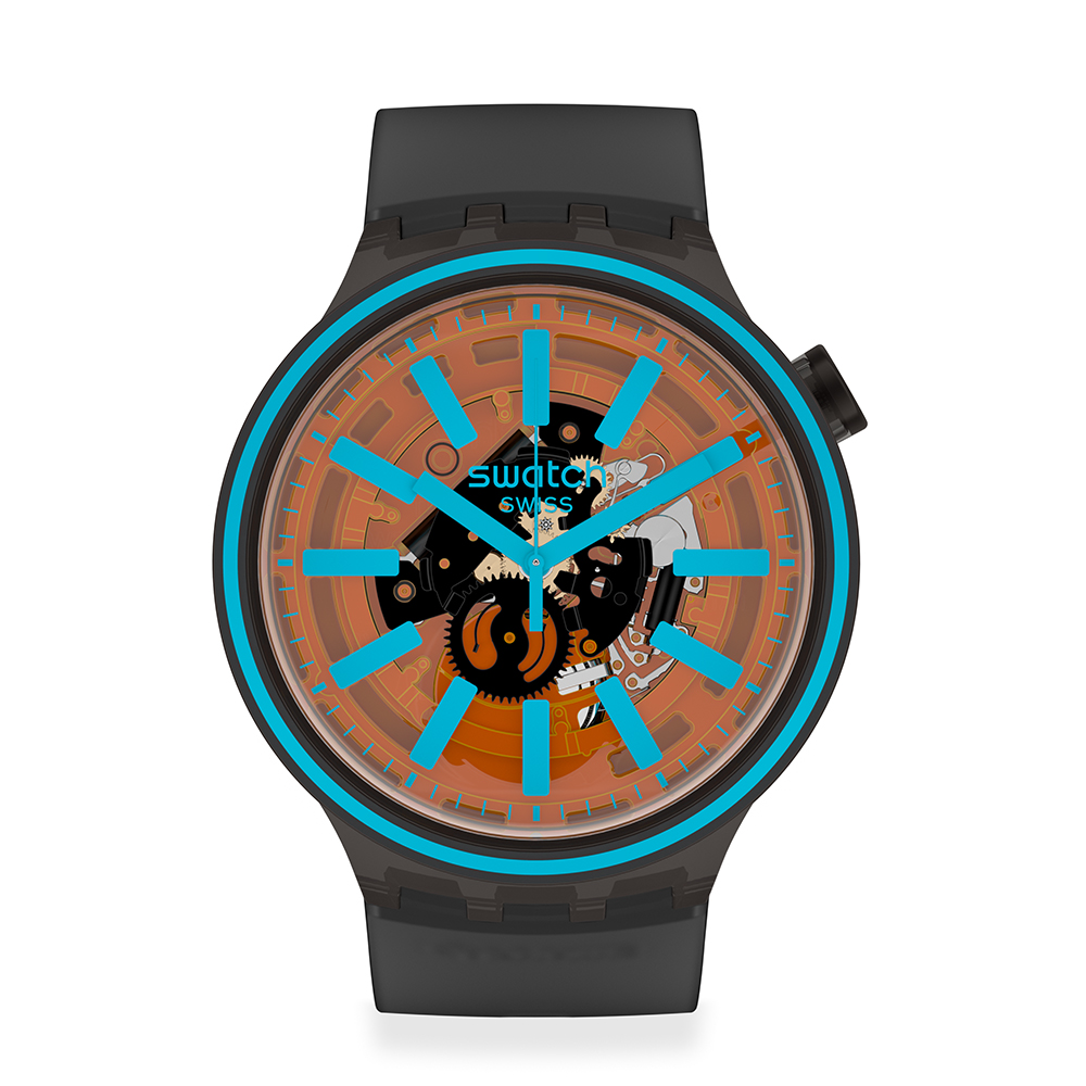 【SWATCH】BIG BOLD系列手錶 FIRE TASTE 亮彩橘-47mm SO27B112 歷史價格詳細信息