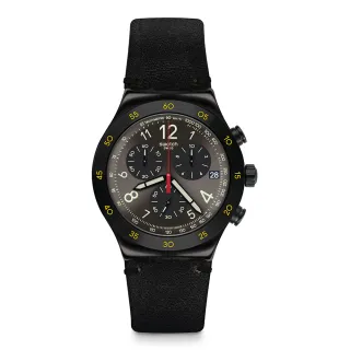 【SWATCH】Irony 金屬Chrono系列手錶 VIDI 瑞士錶 錶 三眼 計時碼錶(43mm) 價格比較,價格查詢,歷史價格詳細信息