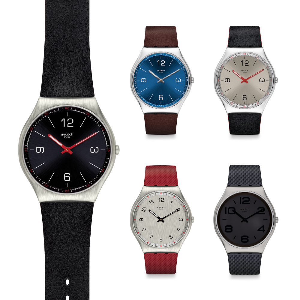 【SWATCH】超薄金屬手錶 SKIN SUIT BLUE -42mm SS07S106G 歷史價格詳細信息
