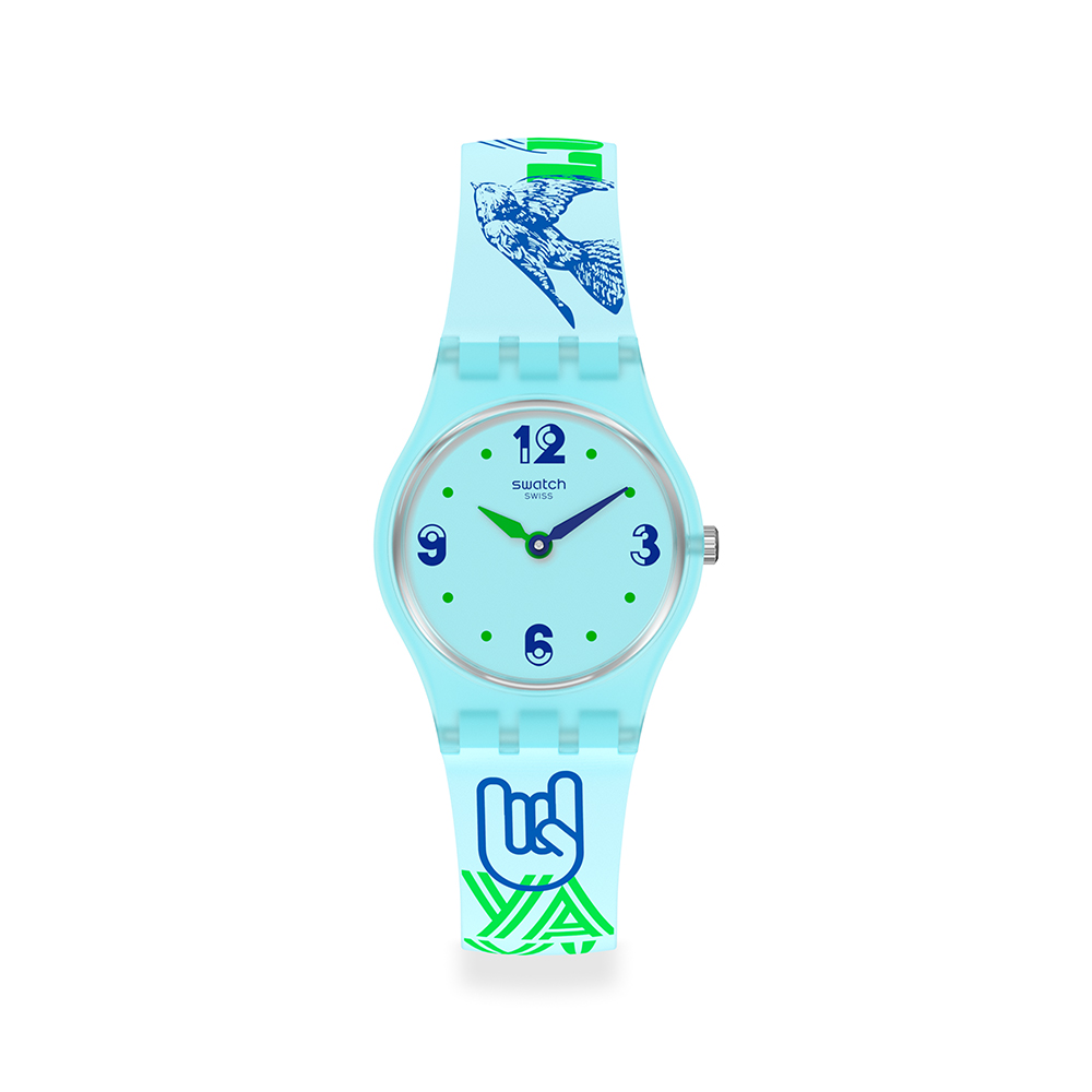 【SWATCH】Lady 原創系列手錶BACK TO BIKO BLOO 瑞士錶 錶(25mm) 歷史價格詳細信息