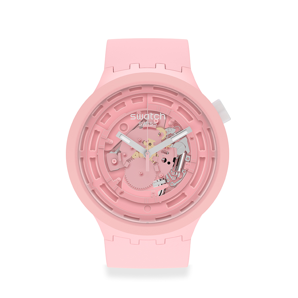 【SWATCH】 生物陶瓷BIG BOLD系列手錶C-PINK 粉色(47mm) SB03P100 歷史價格詳細信息