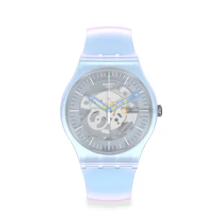 【SWATCH】原創 手錶 瑞士錶 ELECTRIC SHARK 電光藍-34mm GN268 歷史價格詳細信息