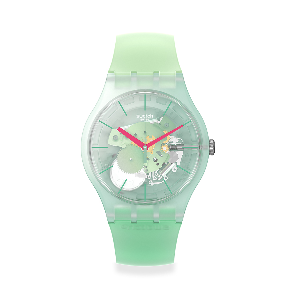 【SWATCH】New Gent 原創系列手錶MUTED GREEN(41mm)  SUOK152 歷史價格詳細信息