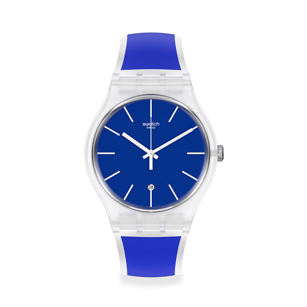 【SWATCH】Gent 原創系列手錶 BLUE AWAY 遠走藍-34mm GE721 歷史價格詳細信息