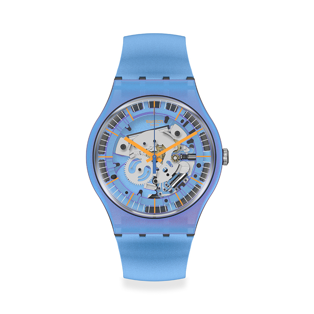 【SWATCH】Gent 原創系列手錶 BLUE AWAY 遠走藍-34mm GE721 歷史價格詳細信息