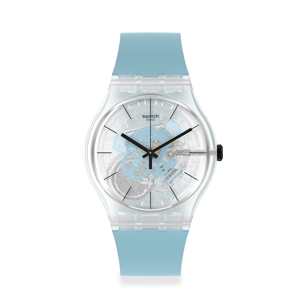 【SWATCH】Gent 原創系列手錶 BLUE AWAY 遠走藍-34mm GE721 歷史價格詳細信息